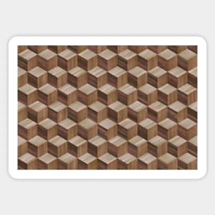 Wood marquetry Sticker